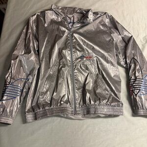 Adidas Metallic Silver Jacket